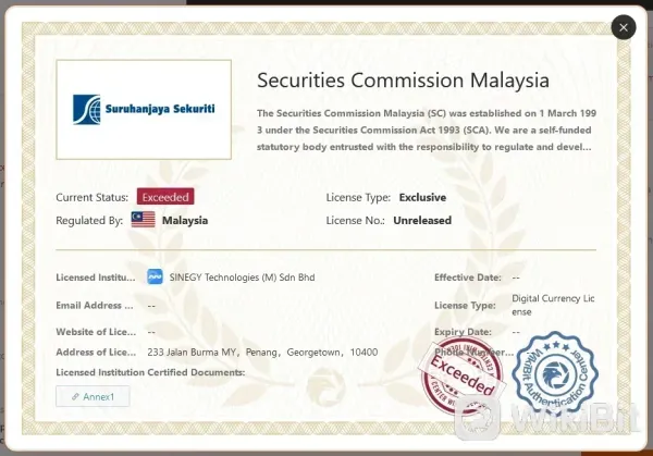 Regulatory Authority