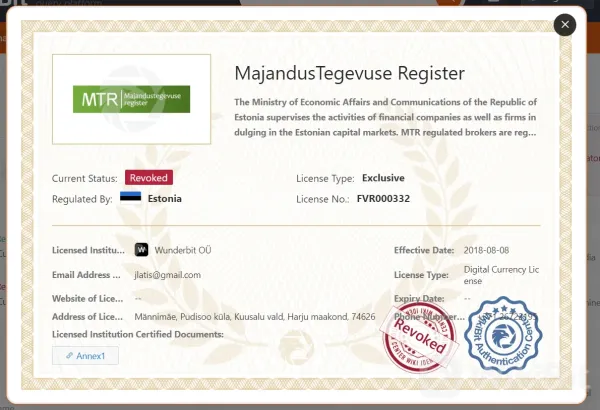 Regulatory Authority