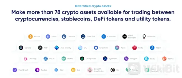 Cryptocurrencies Available