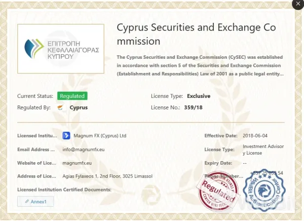 Regulatory Authority