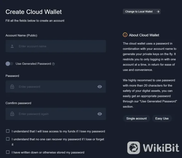Create an Account