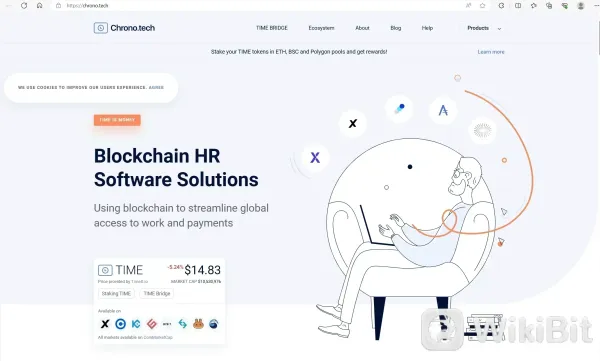 TIMEのホームページ