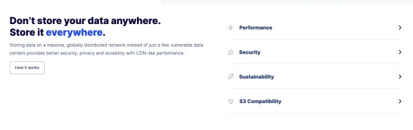 what makes STORJ unique