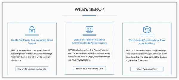SEROのユニークな特徴