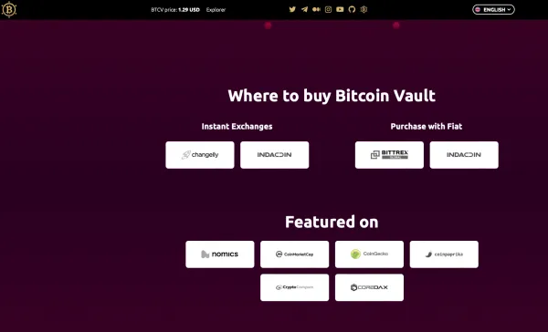 BTCVを購入するための取引所