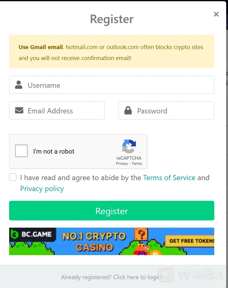 How to sign up?