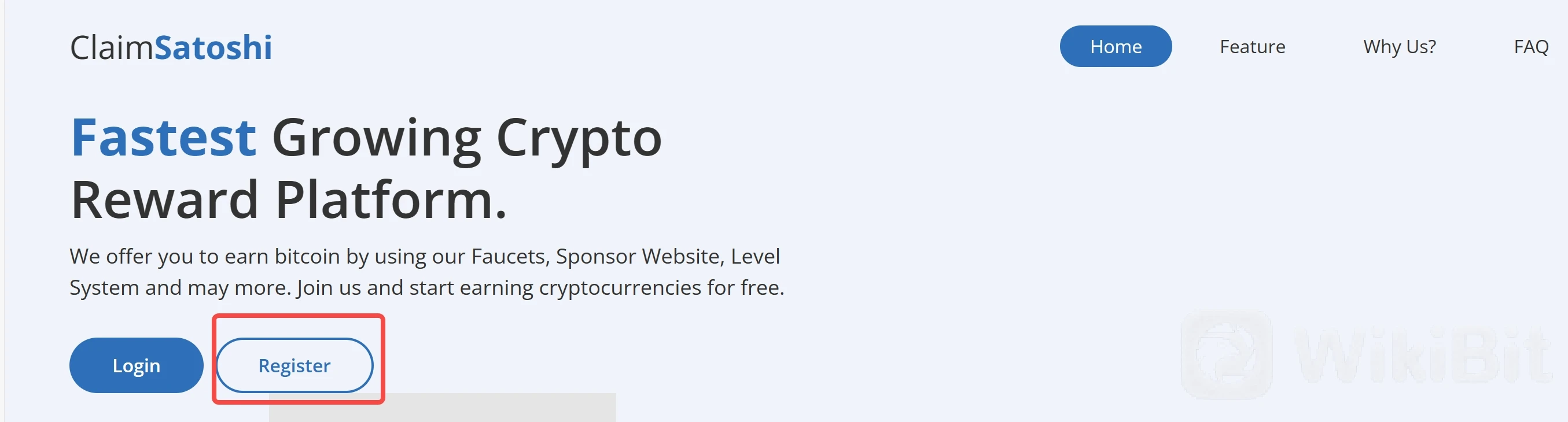 click theRegister“ button