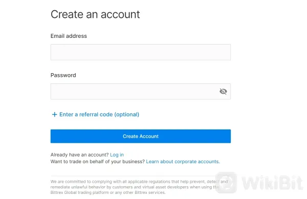 How to register on the BITTREX GLOBAL exchange?