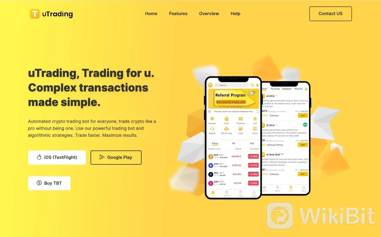 uTrading review, trading platform - Wikibit