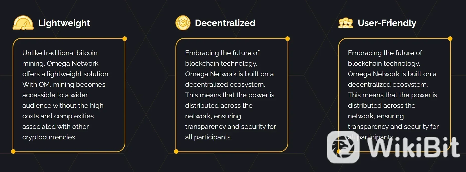 What Makes OMEGA NETWORK Unique?