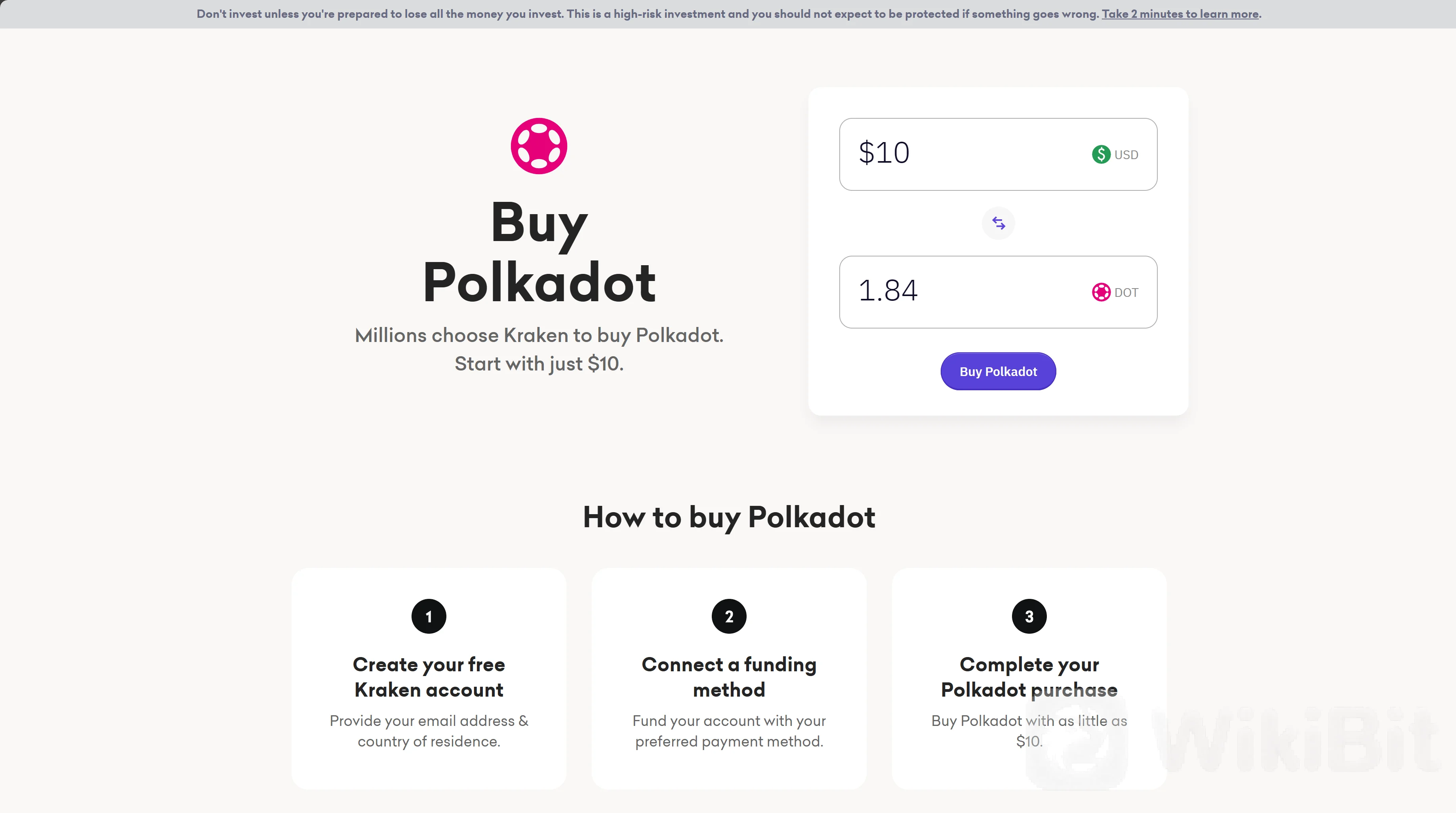 Como comprar DOT?