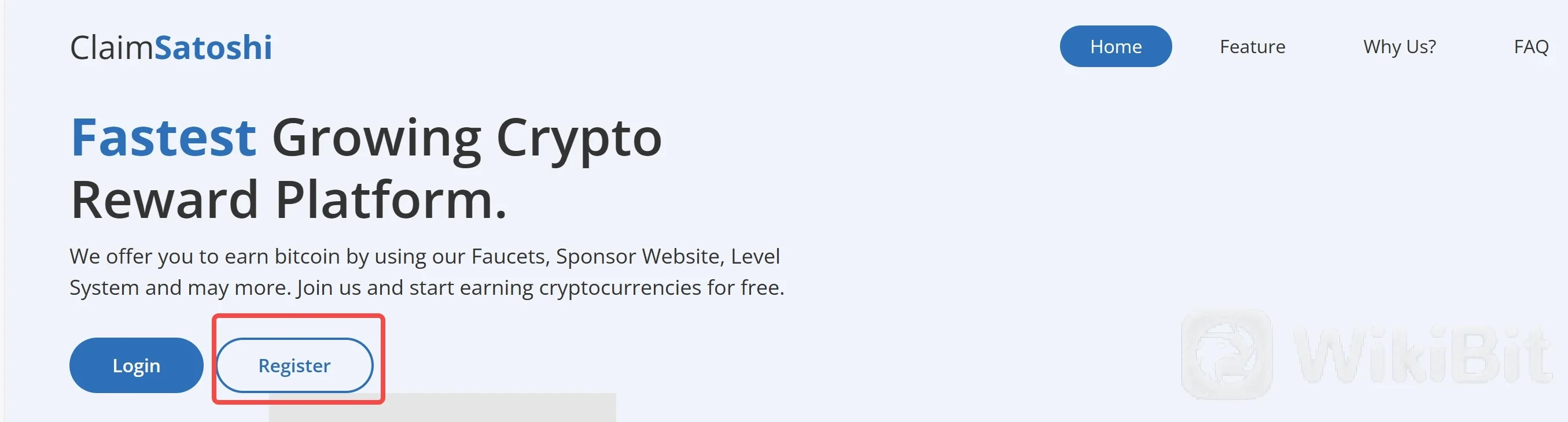 click theRegister button