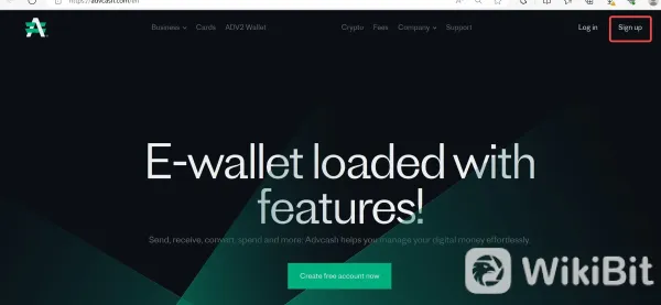 click on the Sign Up button