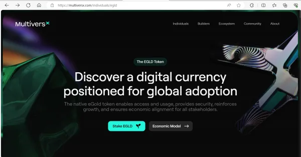 EGLDのホームページ