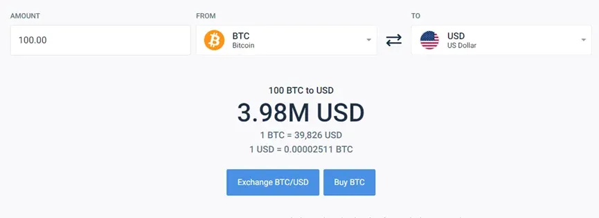 100 bitcoins to usd