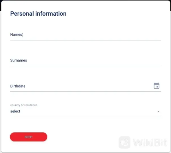 必要な情報を入力