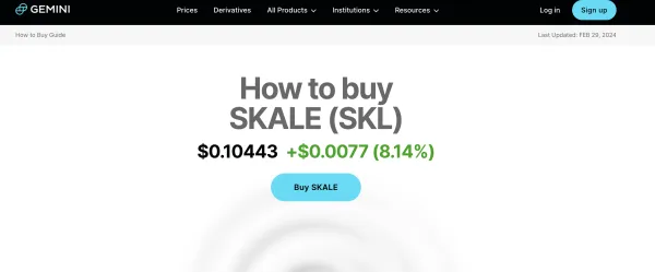 Exchanges para comprar SKL