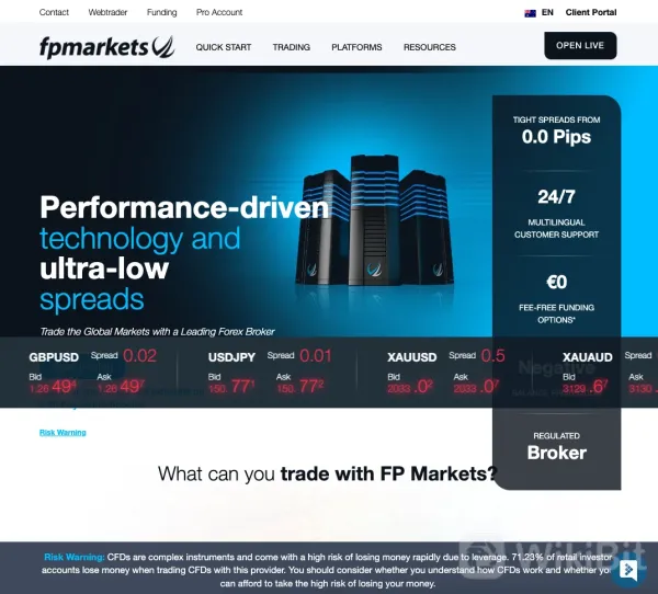 Overview of fpmarkets