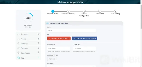 How to open an account