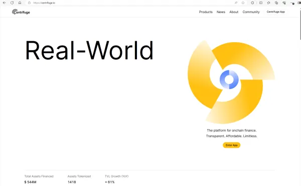 Wrapped Centrifuge (WCFG)'s homepage