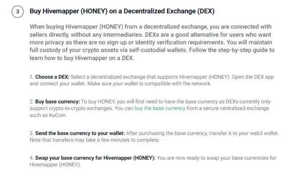 Bursa untuk Membeli Hivemapper(Honey)