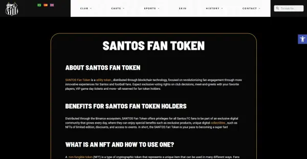 Santos FC Fan Token (SANTOS)の概要