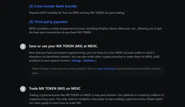 购买MX 代币的交易所(MX)