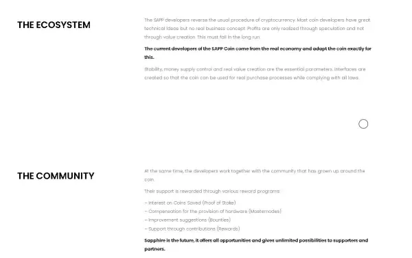How does Sapphire (SAPP) Work?