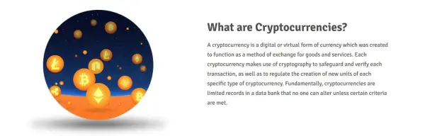 Cryptocurrencies Available