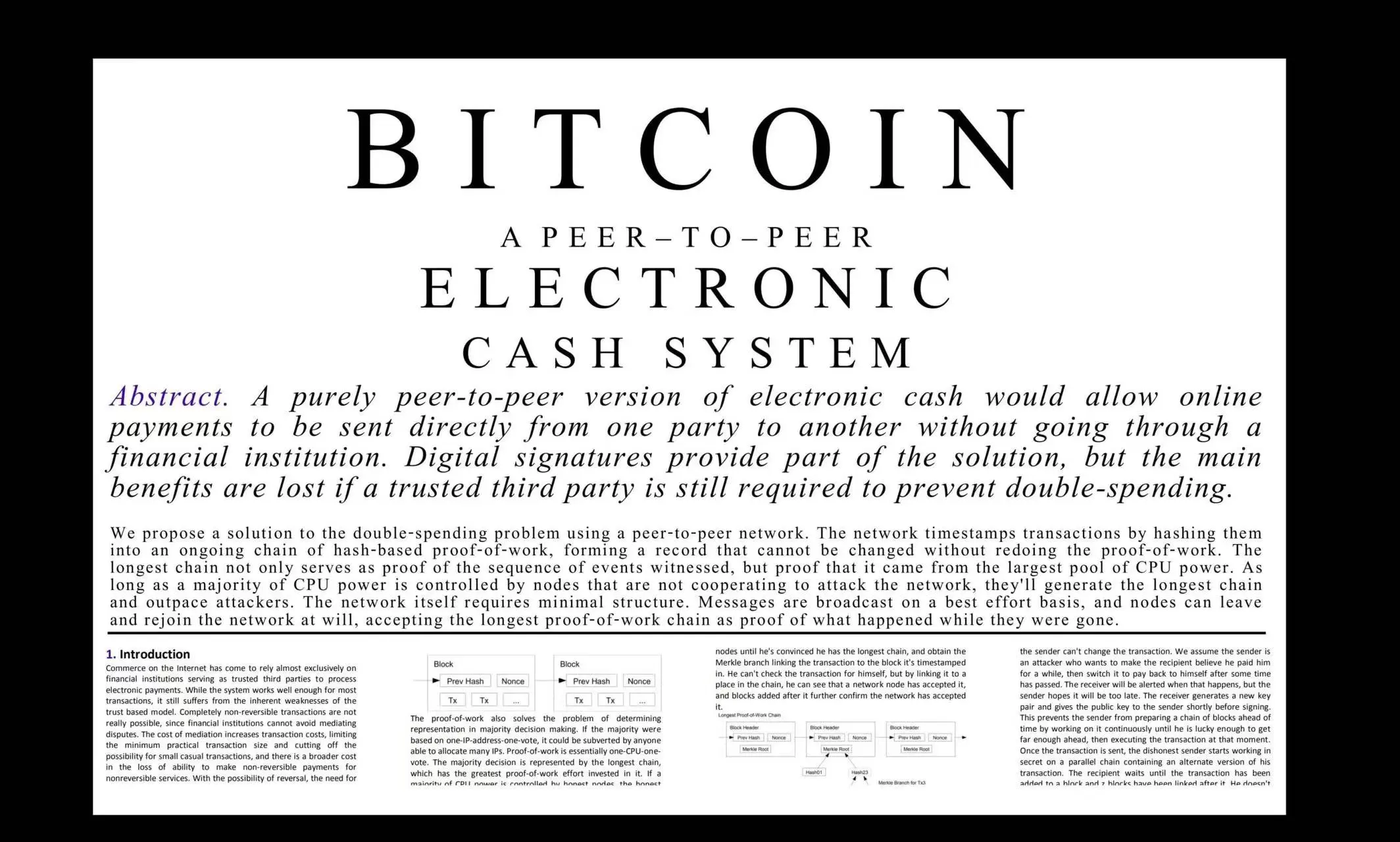 the pioneering cryptocurrency