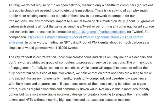 What Makes Rally (RLY) Unique?