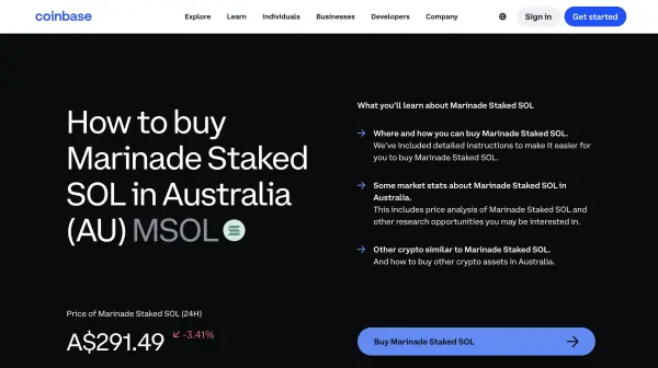 Exchanges para Comprar Marinade (MSOL)