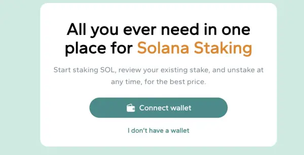 Como Armazenar Marinade (MSOL) ?