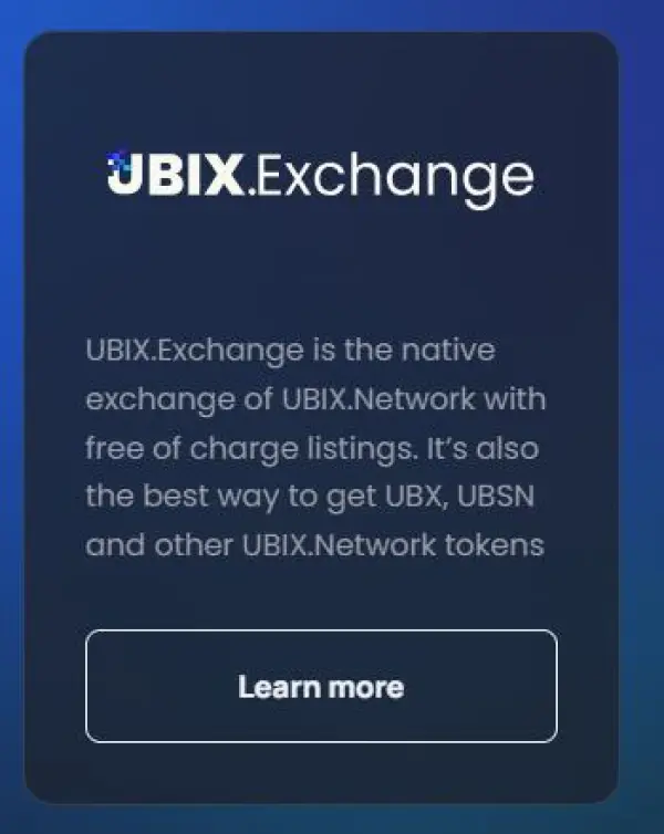 購買UBIX.Network（UBX）的交易所