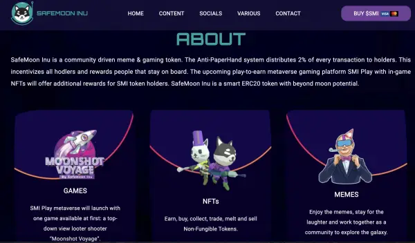 What Makes SAFEMOON INU(SMI) Unique?