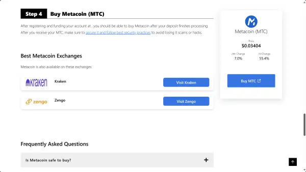 Exchanges to Buy Metacoin(梅塔币)