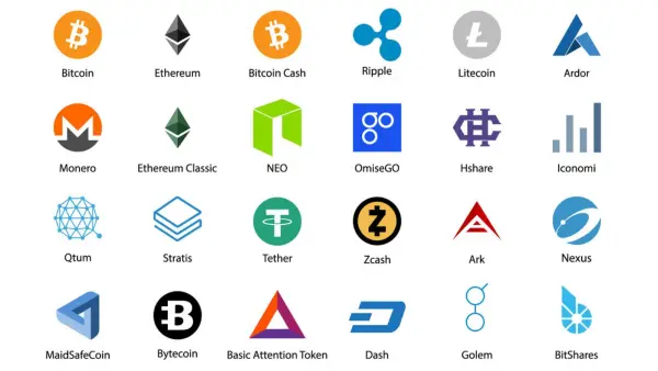 Cryptocurrencies Available