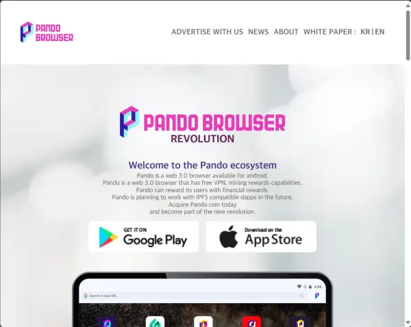 Tổng quan về PandoBrowser