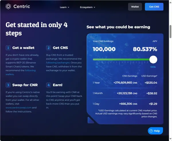 How does Centric Cash Work?