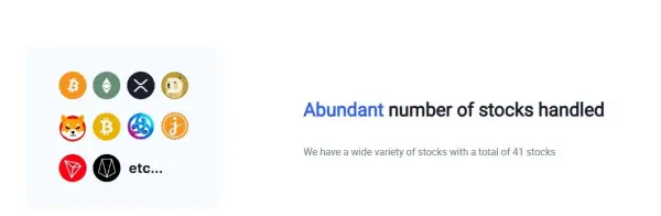 Cryptocurrencies Available