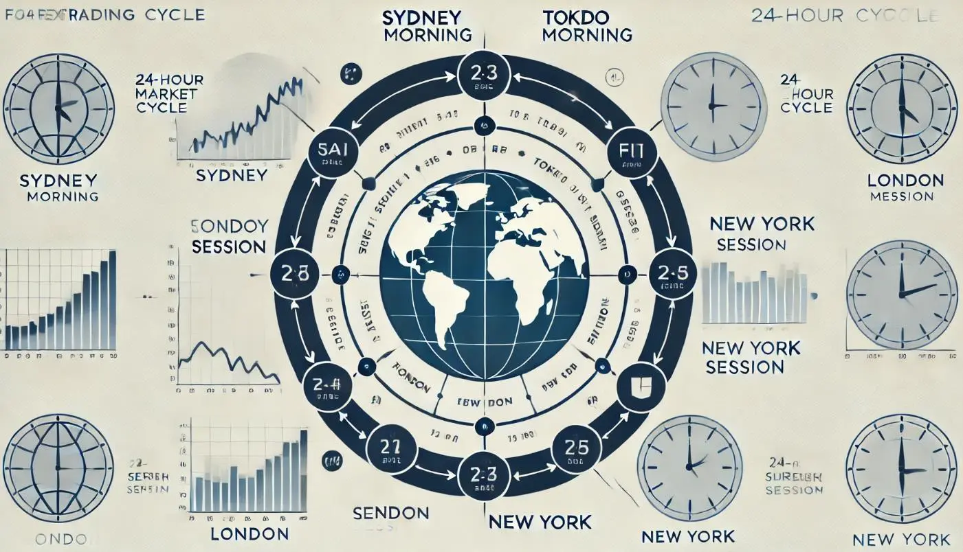 various time zones and schedules