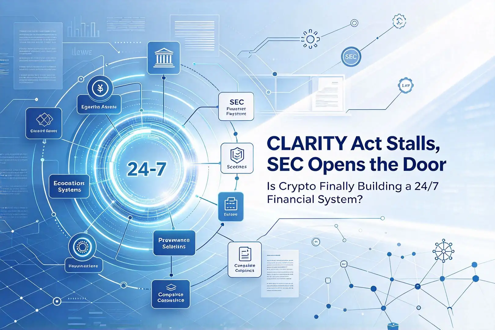 CLARITY Act Stalls, SEC Opens the Door: Is Crypto Finally Building a 24/7 Financial System?